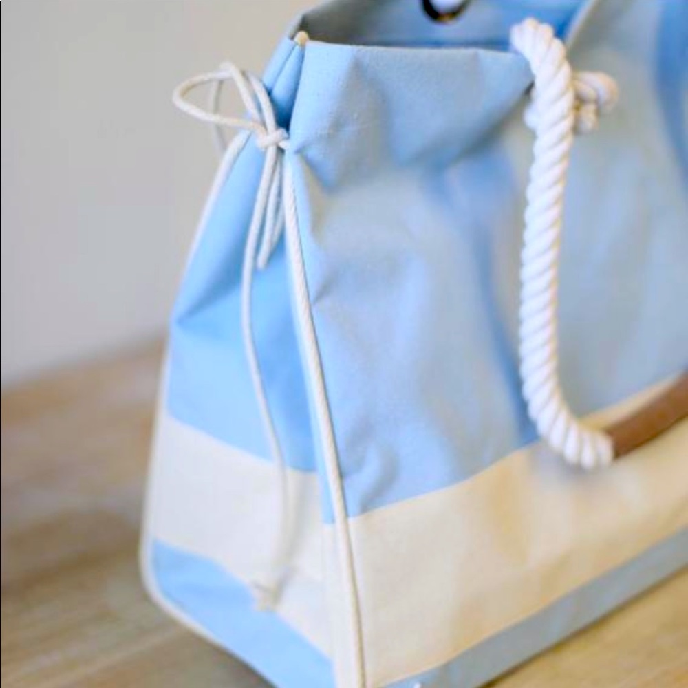 Large Rope Boat Bag Tradeswinds and Natural Dockside NEW